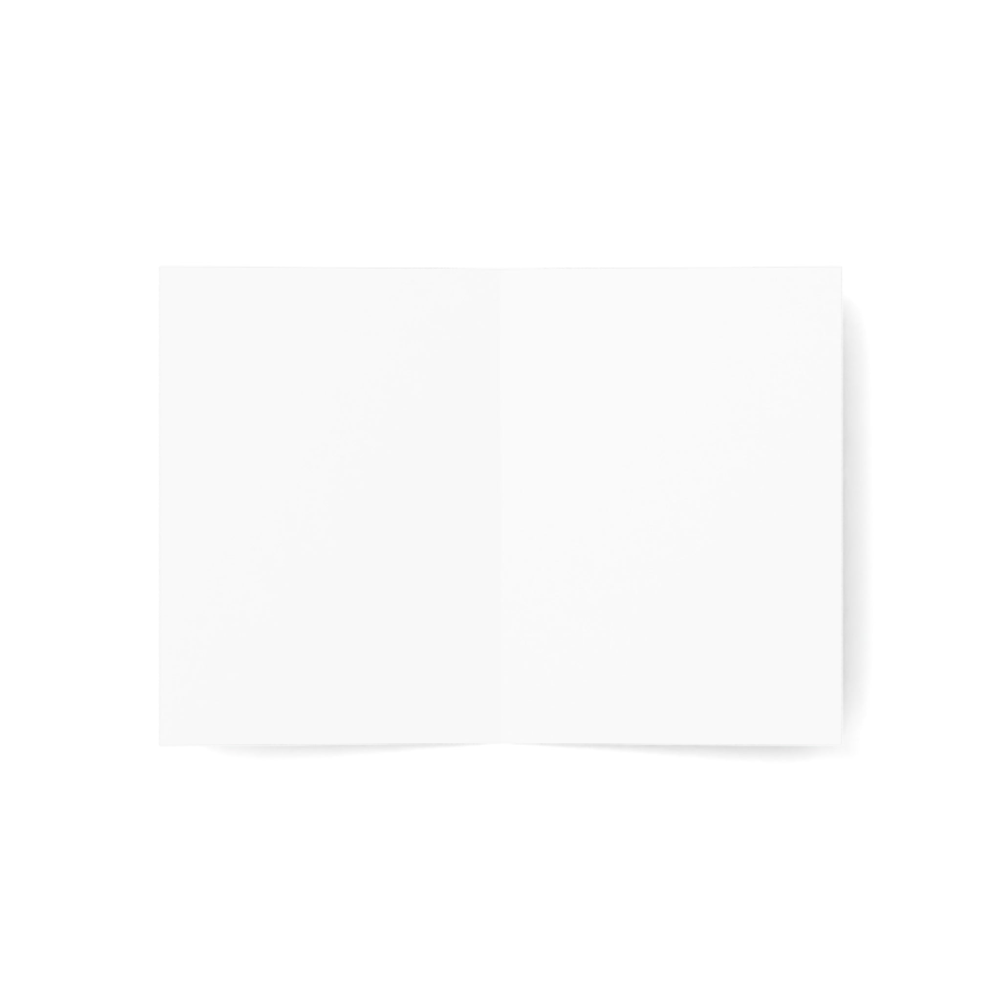 Hi Friend! Roller Skate Hello Greeting Card — White Background With Retro Red Skates Pattern (Pack of 1, 10, 30, 50)