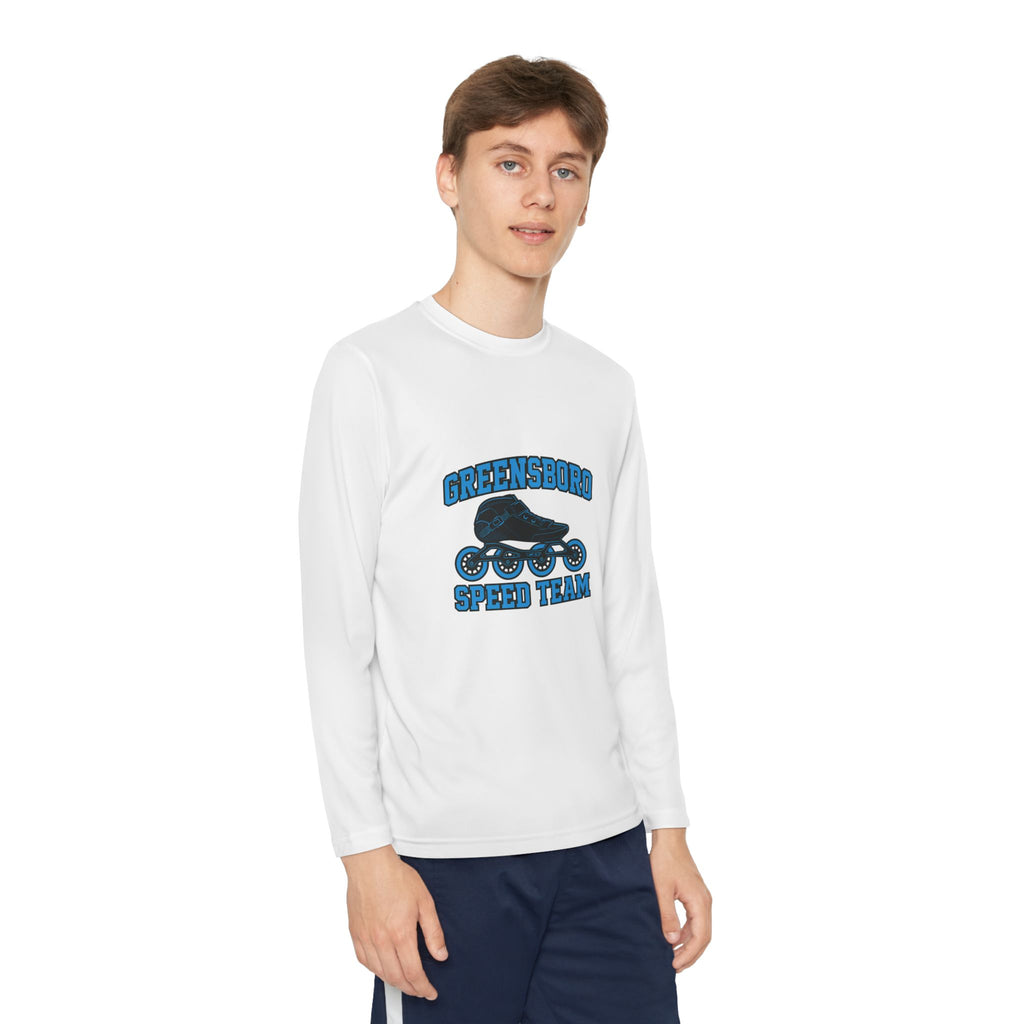 CUSTOM For Your Speed Team Youth Long Sleeve Tee — Personalized Team Roller Skating Shirt