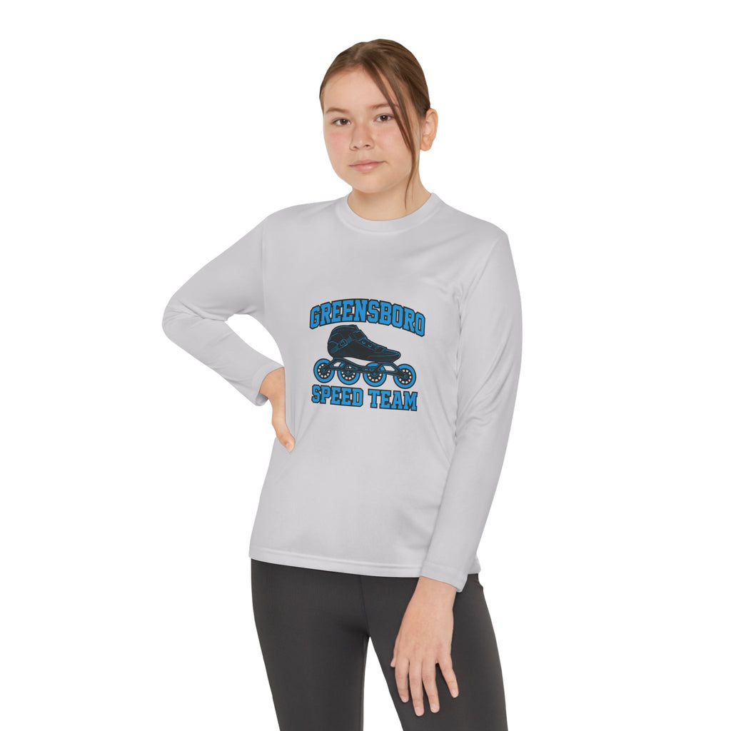 CUSTOM For Your Speed Team Youth Long Sleeve Tee — Personalized Team Roller Skating Shirt