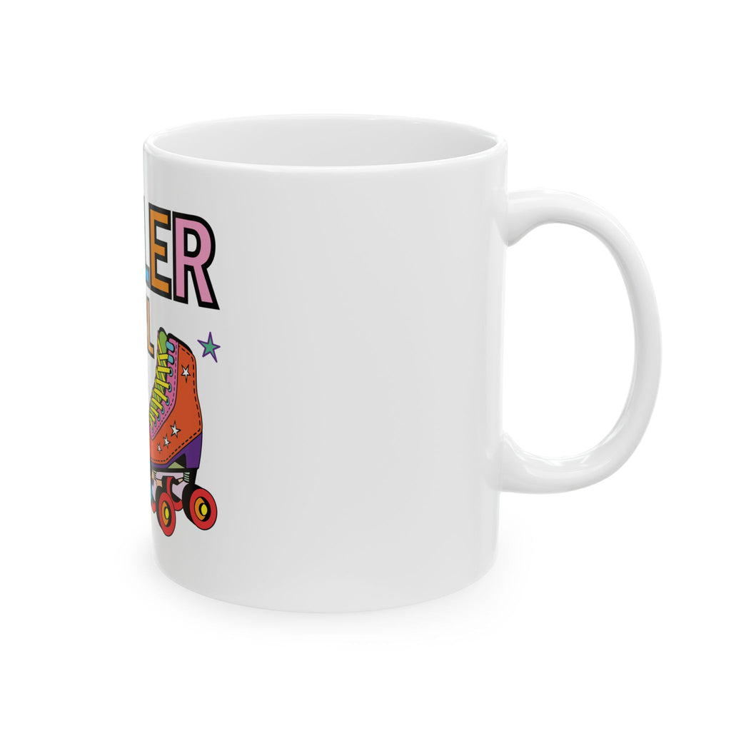 Roller Girl Roller Skater Ceramic Mug - Perfect for Roller Skating Enthusiasts