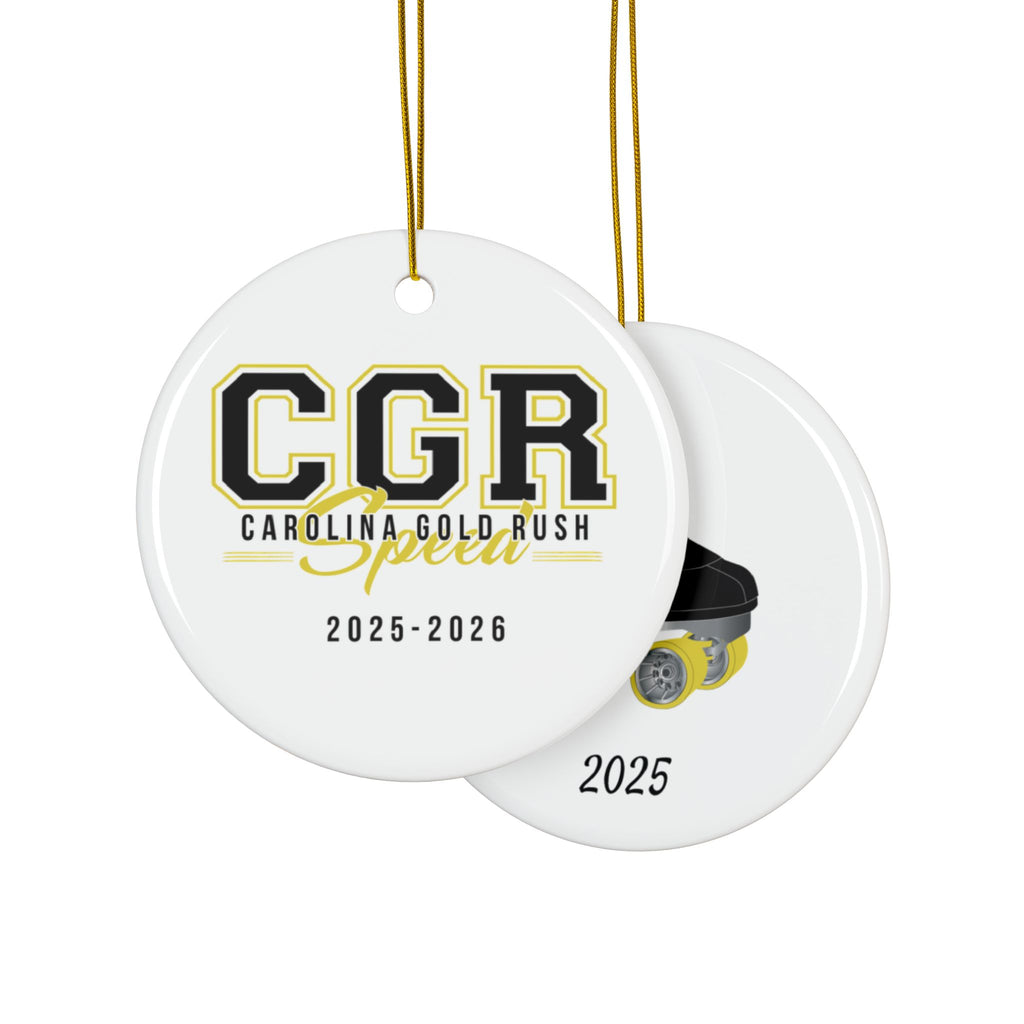 CGR Jenny Personalized Ceramic Ornament — Custom Name & 2025 Holiday Decoration