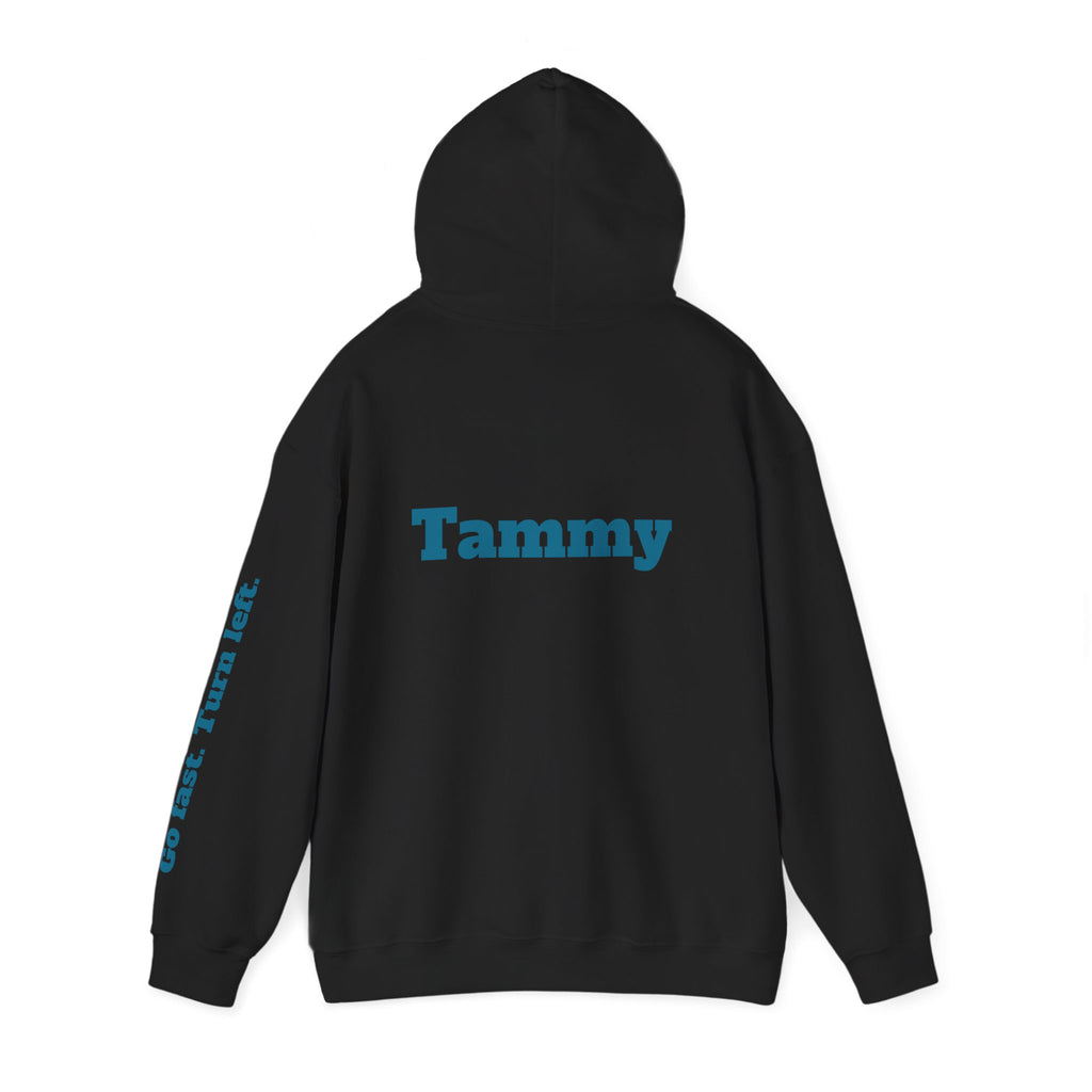 Piedmont Quad Racing Hoodie with Custom Back Name - Skate Team Pullover