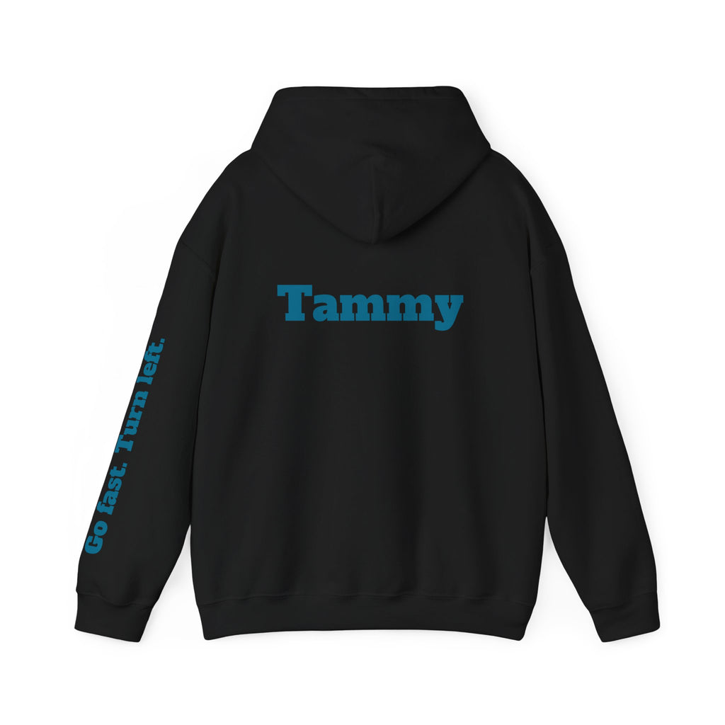 Piedmont Quad Racing Hoodie with Custom Back Name - Skate Team Pullover