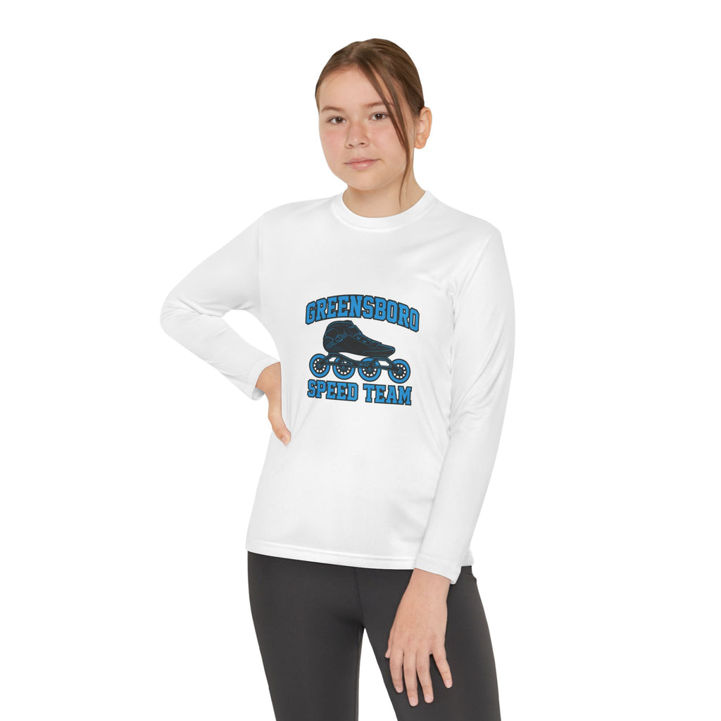 CUSTOM For Your Speed Team Youth Long Sleeve Tee — Personalized Team Roller Skating Shirt