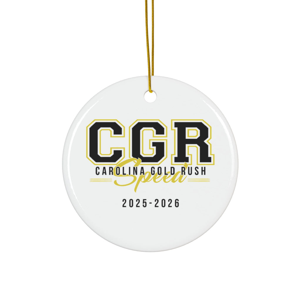 CGR Jenny Personalized Ceramic Ornament — Custom Name & 2025 Holiday Decoration