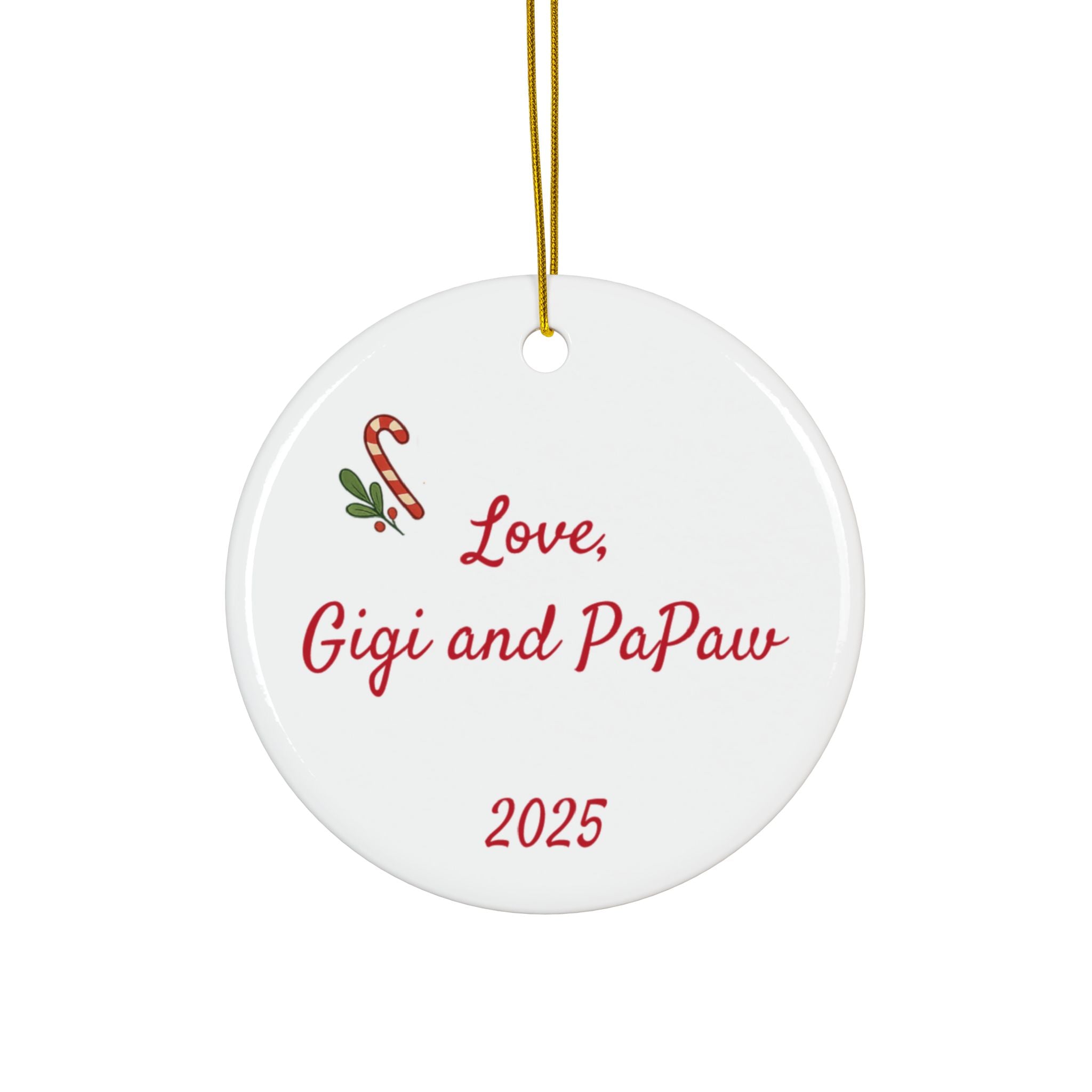 Stetson Iron Man Personalized Ceramic Ornament — Custom Name & 2025 Holiday Decoration