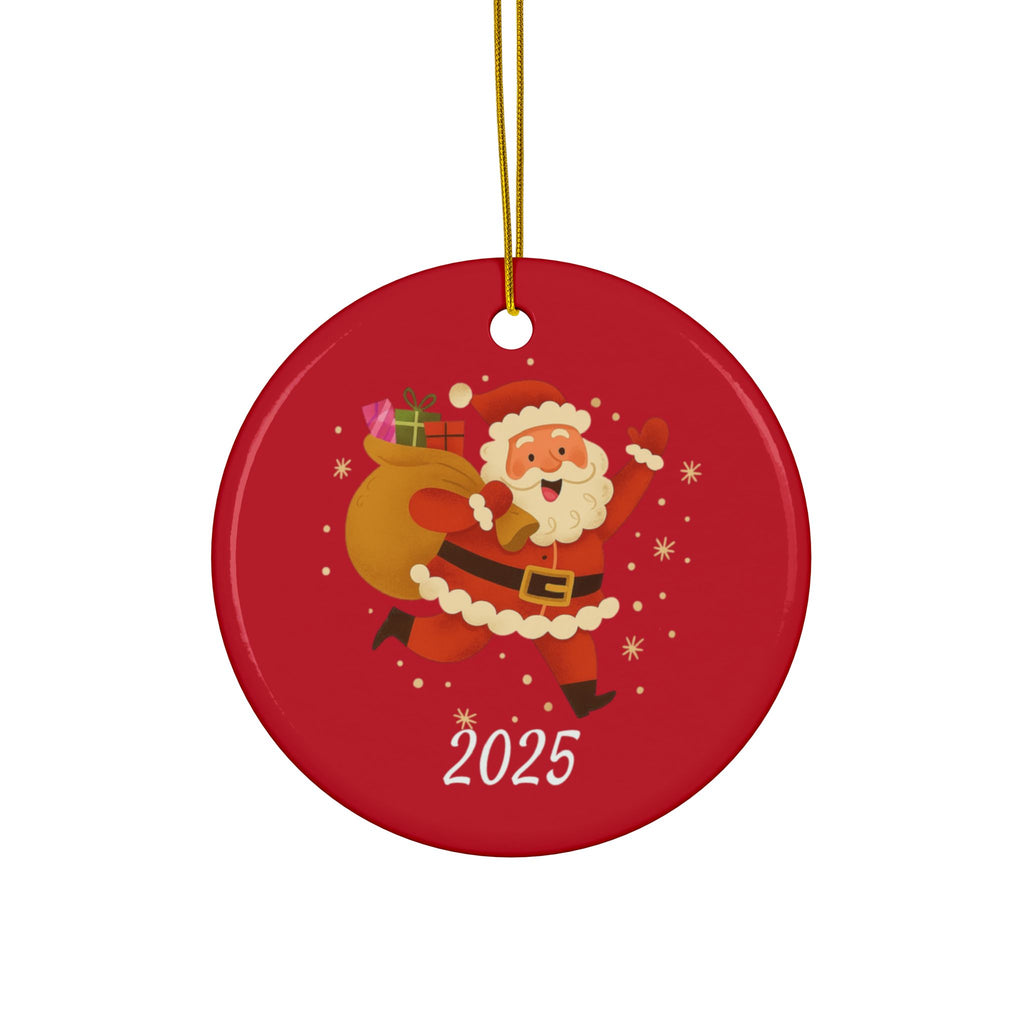 Christina Personalized Ceramic Ornament — Custom Name & 2025 Holiday Decoration