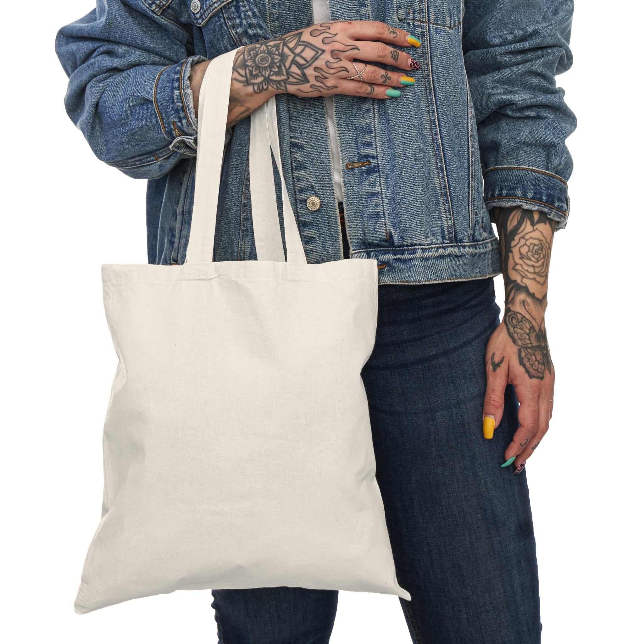 Tote Bag — "Let’s Roll" Retro Roller Skate Graphic Tote