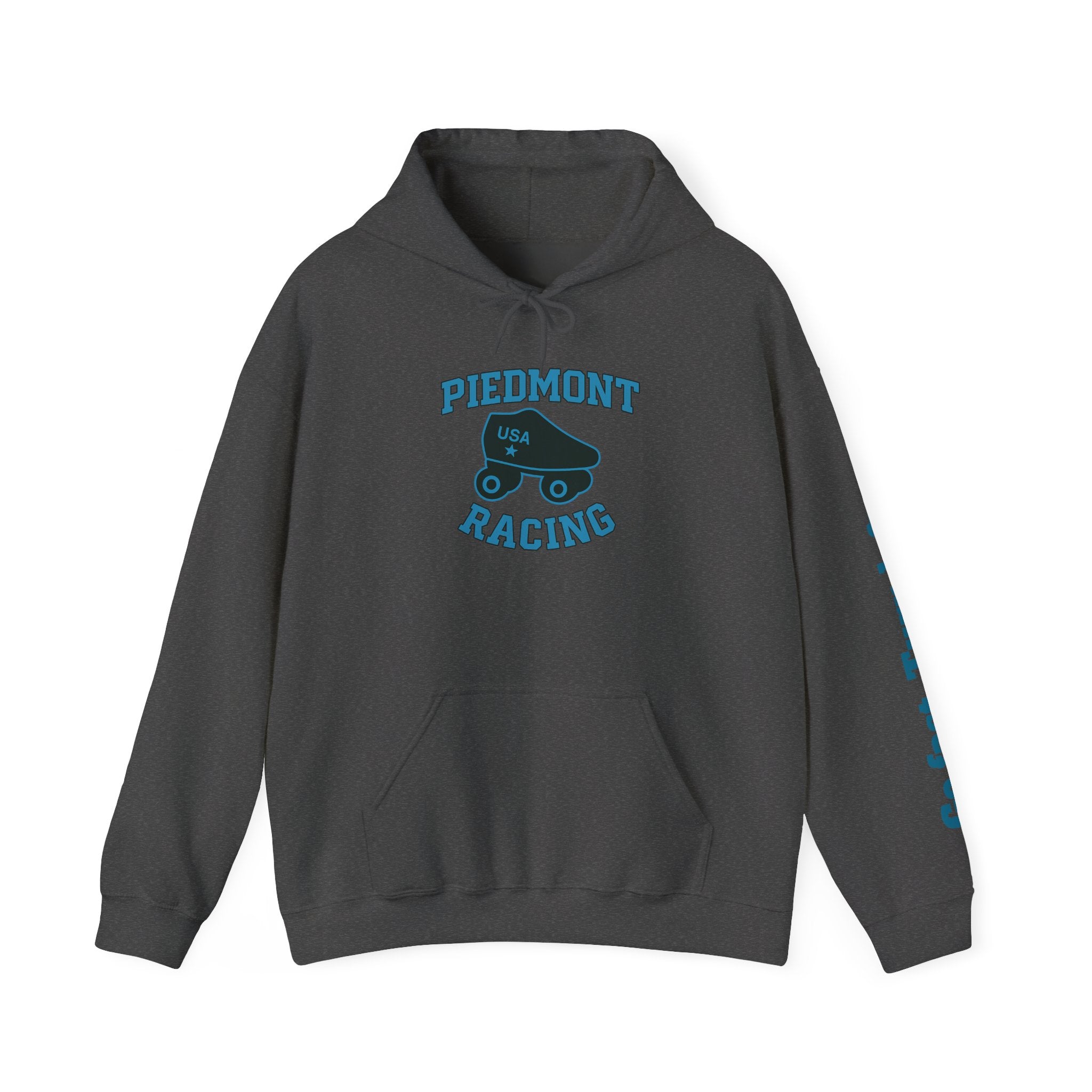 Piedmont Quad Racing Hoodie with Custom Back Name - Skate Team Pullover