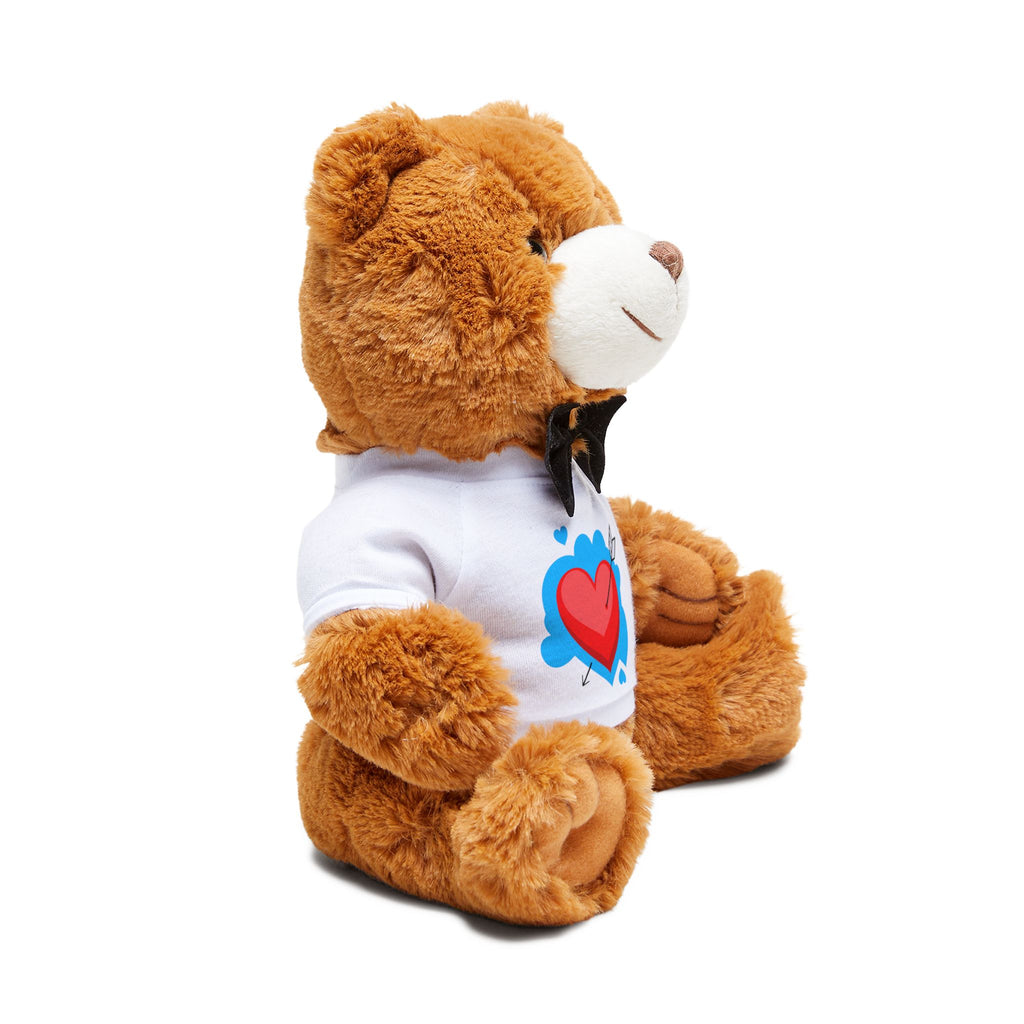 Heart Valentine Teddy Bear – Plush Gift with T-Shirt