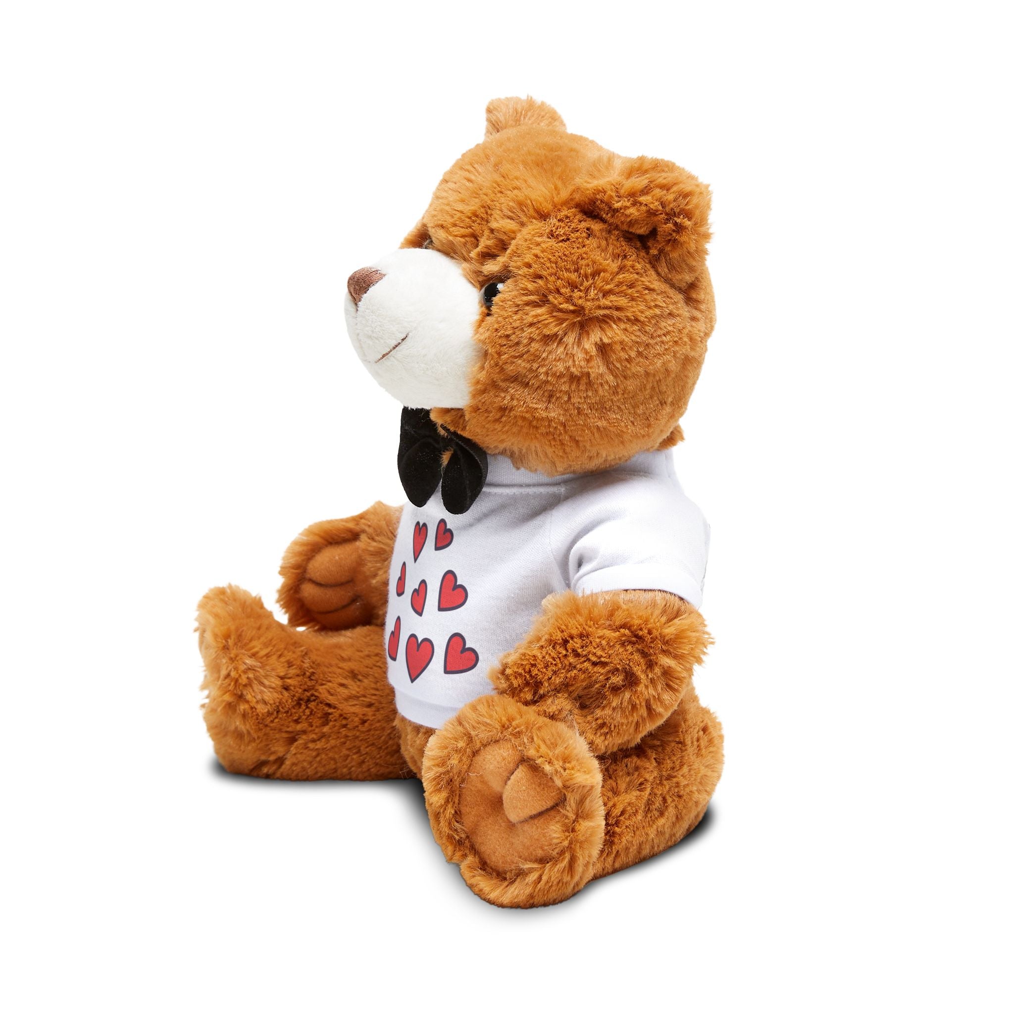 Valentine's Heart Teddy Bear – Plush Gift with T-Shirt