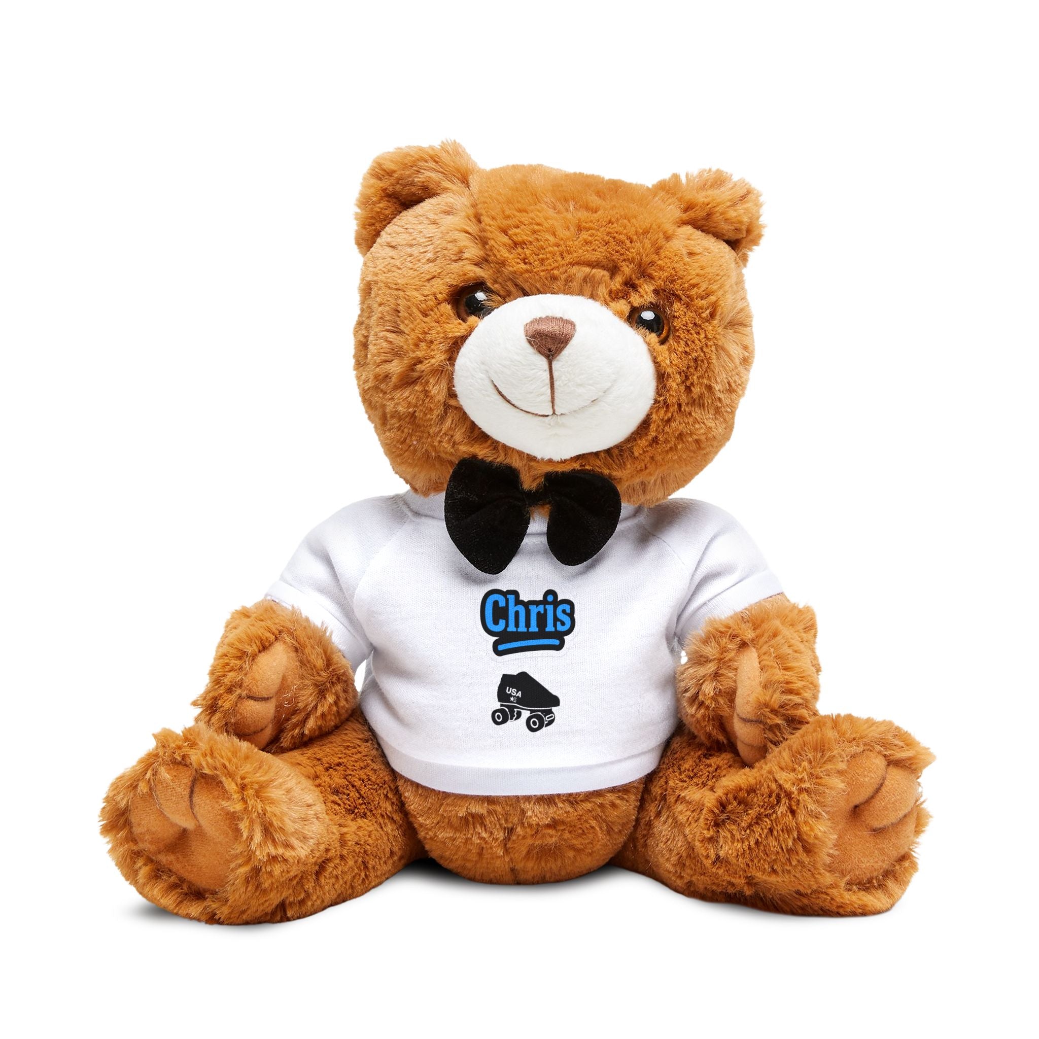 Personalized Quad Teddy Bear – Plush Gift with T-Shirt